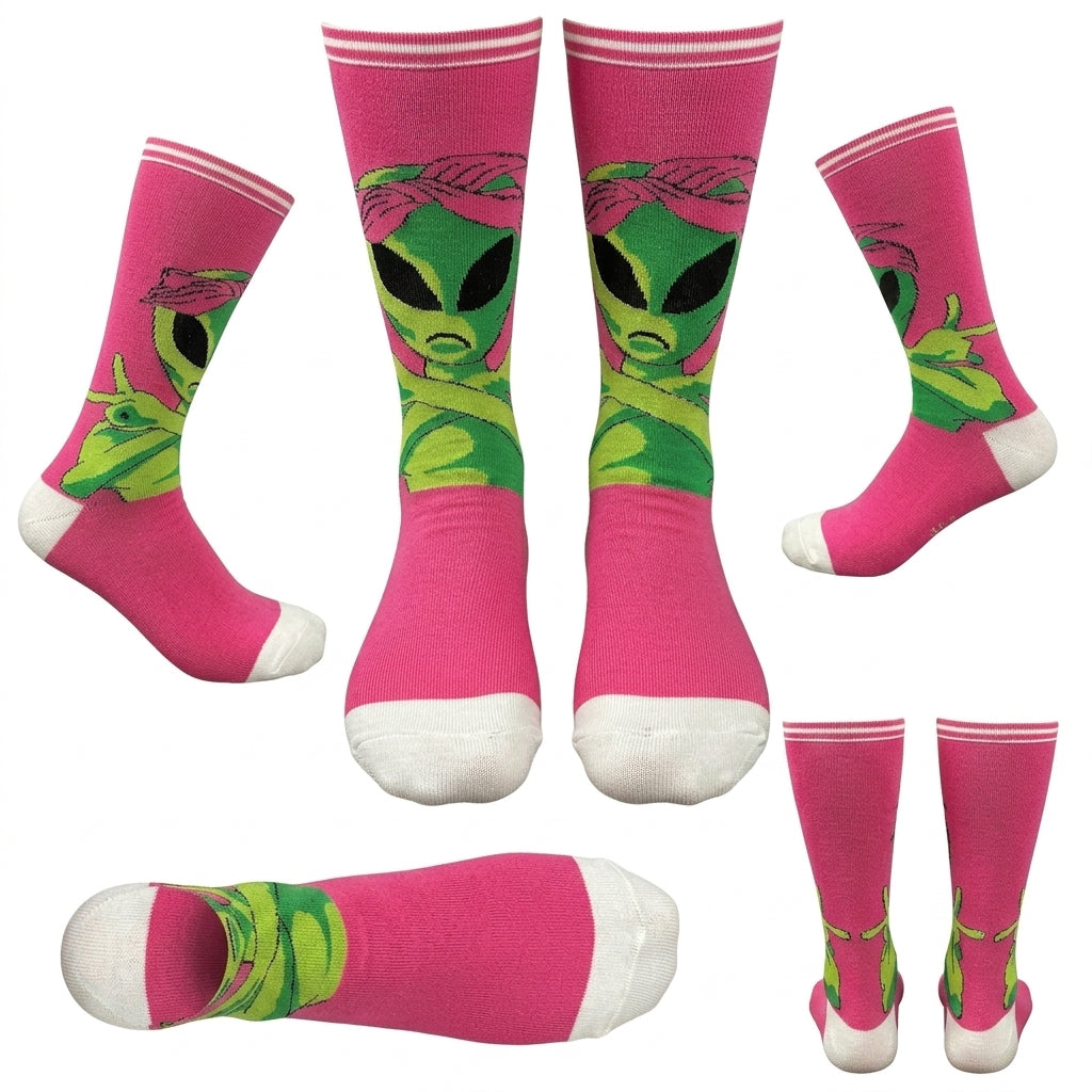 Medias Pink Allien